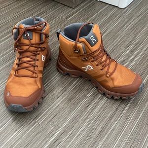 ON Running Cloudrock Waterproof Hiking Boots. (Size 7.5)